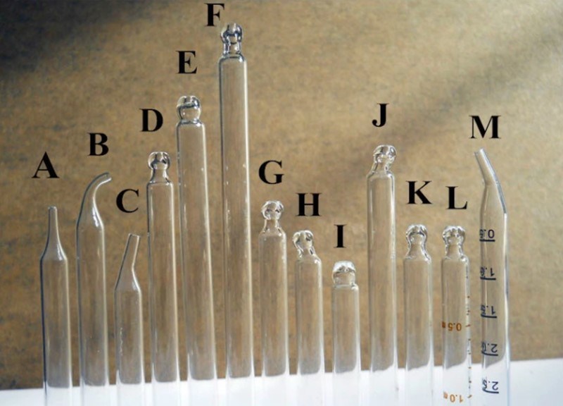 3ml Empty Gold Glass Dropper Oil Bottle