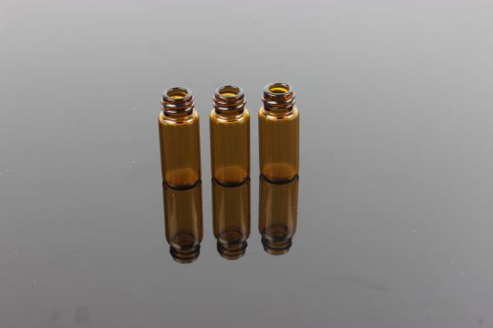 Cosmetic Mini Amber Screwed Glass Bottle Small Mouth