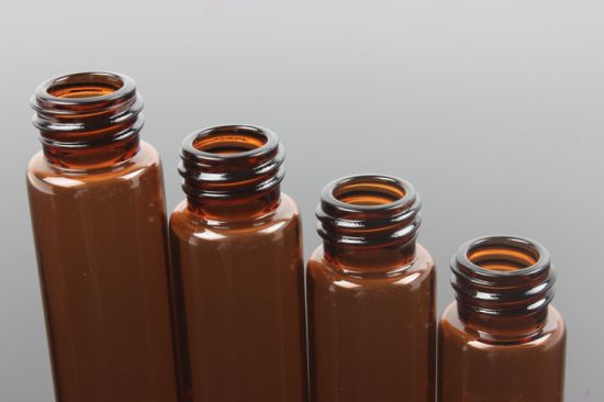 Frosted Tubular Screwed Nimi Glass Bottle