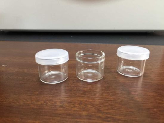 Mini Clear Glass Vase for Cosmetic Packing