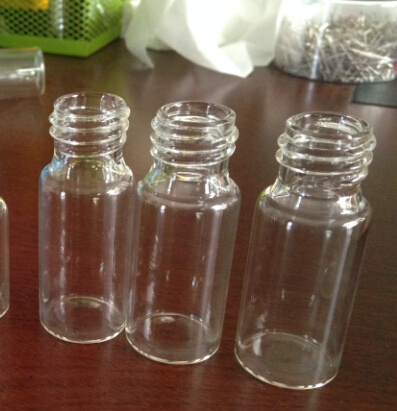 Screwed Clear Mini Tubular Glass Vial with High Quality