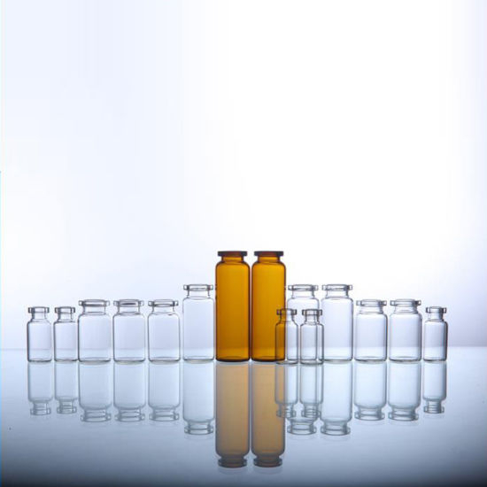 1ml Tubular Amber Mini Glass Vial for Cosmetic Packing