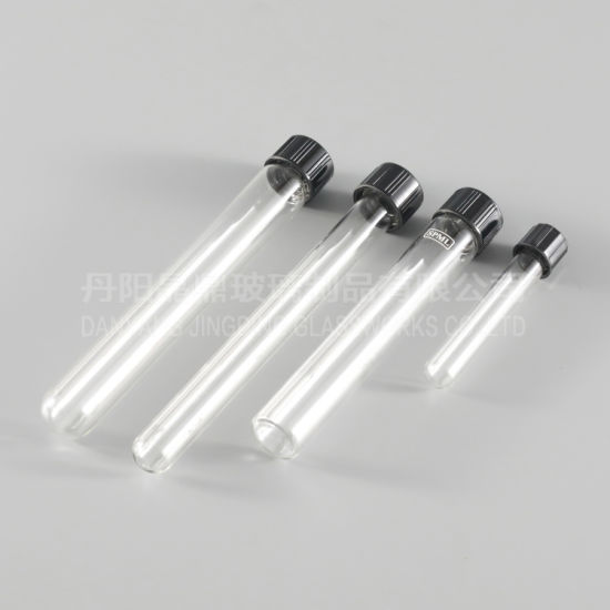 10ml Clear Crimp Top Vial with Aluminium Cap and Rubber Stopper