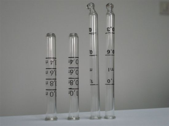 Clear Round Bottom Food Grade Ink Glass Pipette