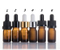 10ml Glass Dropper Bottle 30ml for E-Liquid, 30ml Black Pink Gold Glass Bottle with Dropper,