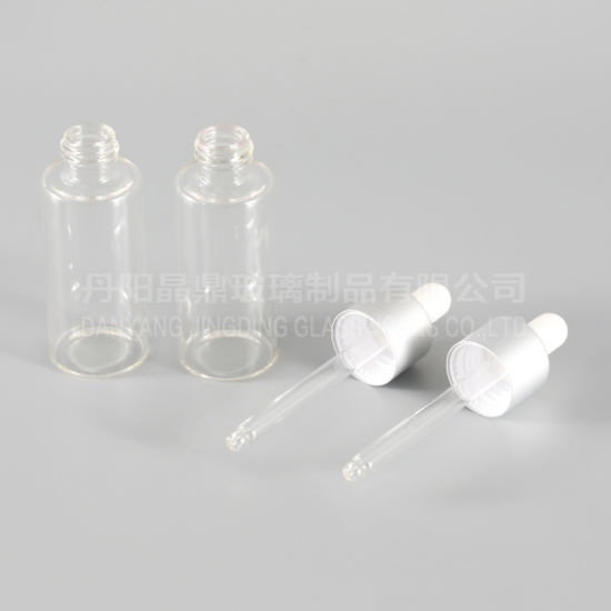 30ml Amber Cosmetic Glass Dropper Bottle