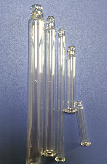 Series of Straight Round-Ball Glass Pipettes Droppers for Lab and Cosmetic