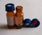 Amber Screwed Tubular Glass Bottle for Pill