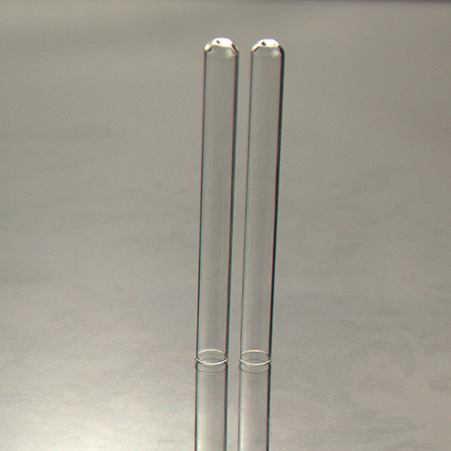Clear Tubular Glass Test Tube with Round Bottom