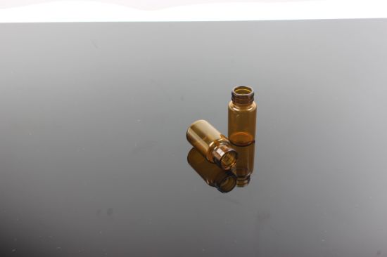Cosmetic Mini Amber Screwed Glass Bottle Small Mouth