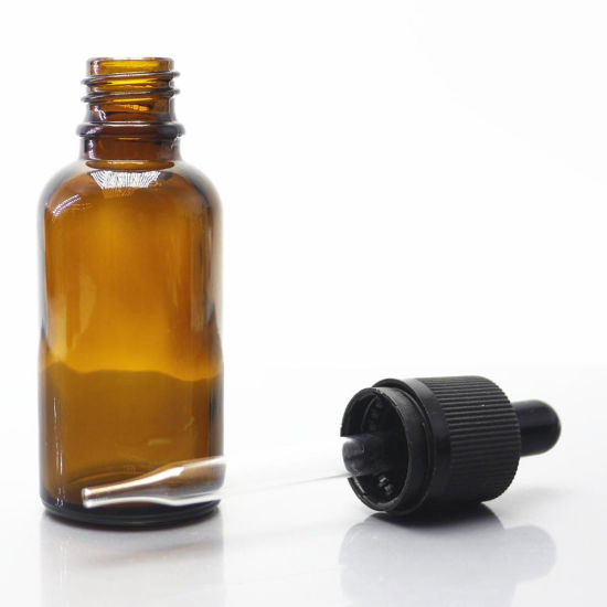 Wholesale 1 Oz 2 Oz 4 Oz Boston Amber Glass Dropper Bottle with Sprayer Childproof Cap