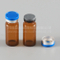 Pharmaceutical Tubular Glass Medical Vials/Bottle with Tear off Cap and Rubber Stopper Contact Lenses