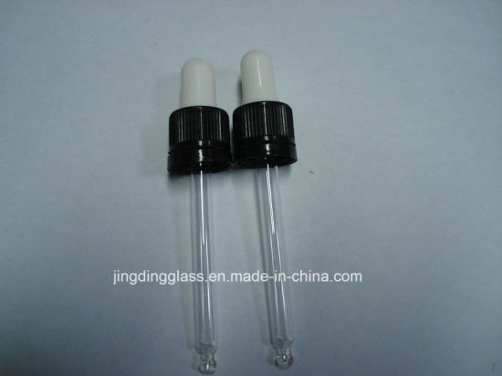 Glass Dropper for Cap with Rubber Haed Assemble