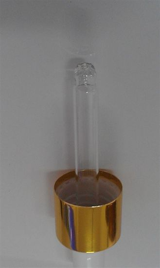 Clear Round Head Glass Pipette for Dropper