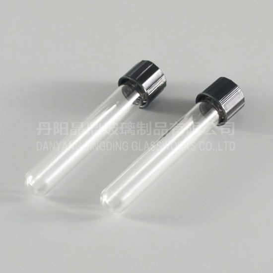 10ml Clear Crimp Top Vial with Aluminium Cap and Rubber Stopper