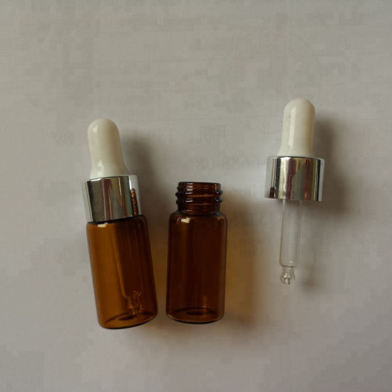 Hot Sale 30ml 50ml Luxury Purple Cosmetic Glass Essential Oil Dropper Bottles