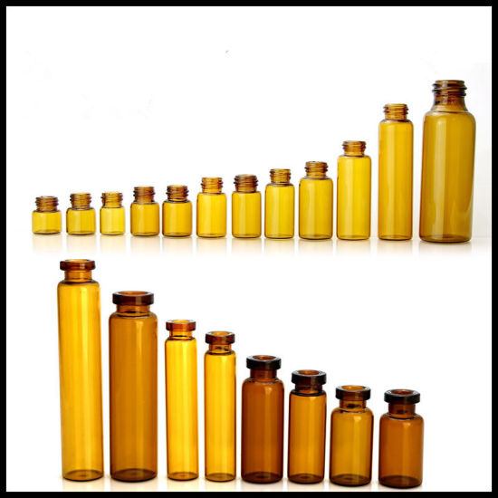Essential Oil Bottle Transparent Color with Dropper