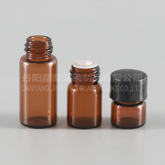 Wholesale 10ml 8ml 3ml 5ml Cosmetics Small High Quality Empty Push Button Glass Dropper Bottles