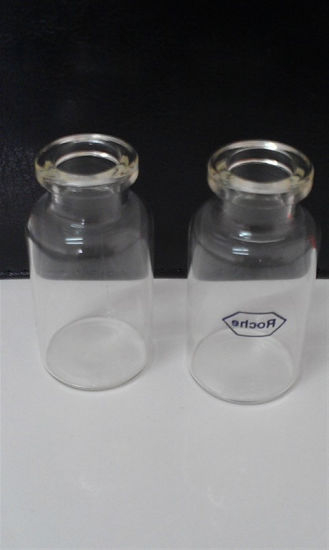 Tubular High Neck Clear Glass Bottle for Pharma Packing