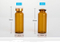 Beauchy New 1oz Blue Miniature Glass Bottles Bottles 30ml Small Glass Vials
