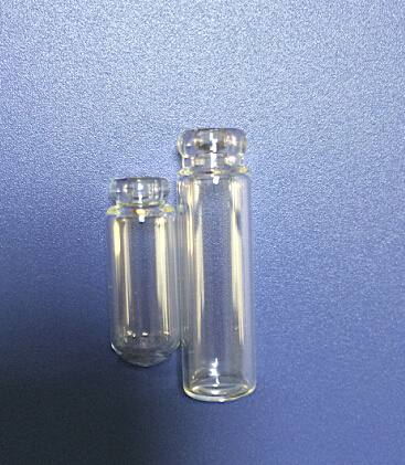 Clear Tubular Bottle Shape Mini Perfume Glass Bottle
