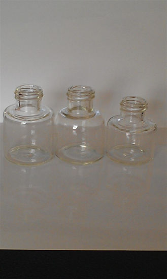 Clear Tubular Cosmetic Small Screwed Bottle