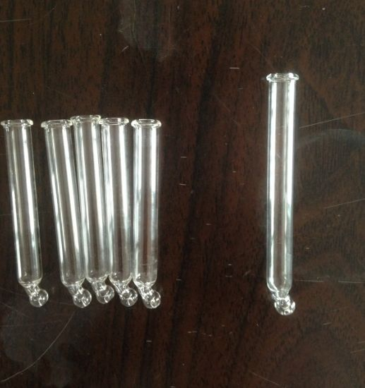 Clear Curved Glass Pipette for Dropper