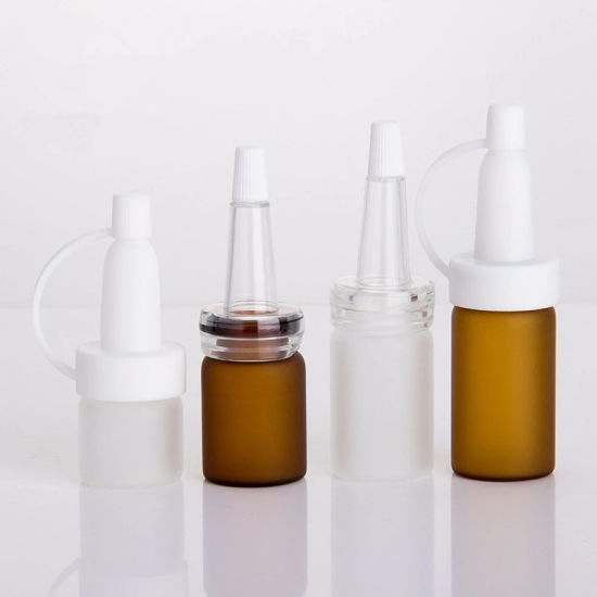 Frost 10ml 15ml 30ml Dropper Round Boston Glass Bottle Wholesale Glass Vial for Essential Oil