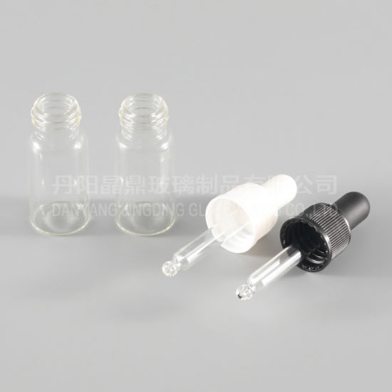 30ml Transparent Cosmetic Glass Bottle for Essential Oil