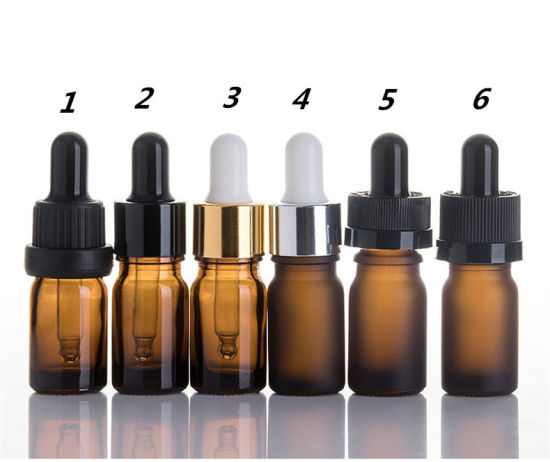 30ml Green Amber Black E Liquid Essential Oil Glass Dropper Bottle with Childproof Cap