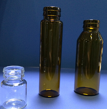Amber Tubular Glass Bottle for Syrup Packing