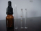 Screwed Amber Tubular Glass Vial with Dropper