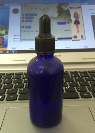 Series of High Quality Cobalt Glass Dropper Bottle