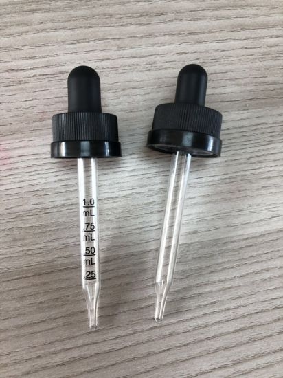 15ml 30ml Glass Dropper with CRC Pointed Child-Proof Cap