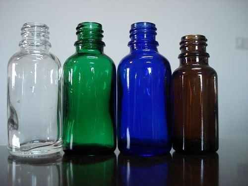 Screwed Glass Essential Oil Bottle for Dropper