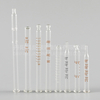 1ml 2ml Marking Glass Dropper with Glass Pipette and Rubber Bulb Caps with Glass Eye Droppers for Essential Oil