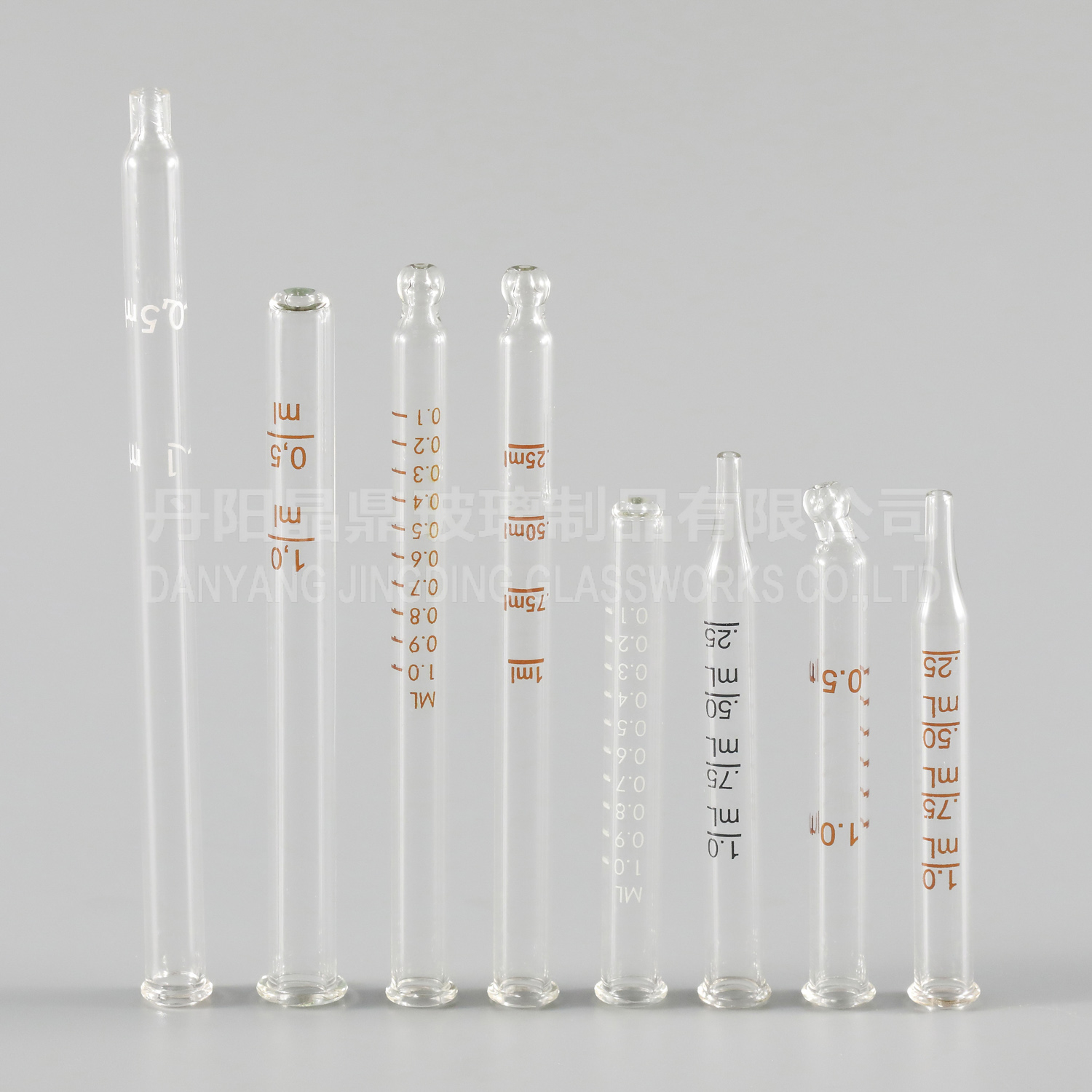 1ml 2ml Marking Glass Dropper with Glass Pipette and Rubber Bulb Caps with Glass Eye Droppers for Essential Oil