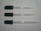 Series of Clear Tubular Glass Pipettes for Essential Oil Dropper