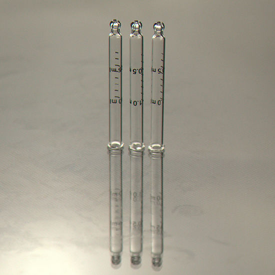 10ml Glass Dropper Graduated Pipette with Rubber Bulb