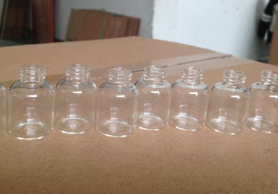 High Quality Clear Mini Tubular Screwed Glass Vial