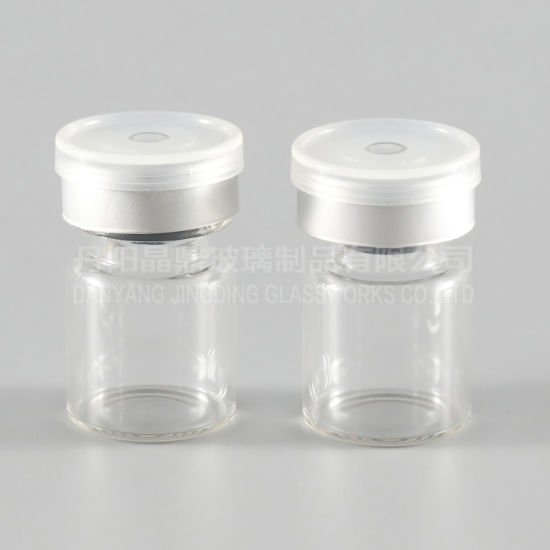 Custom 2-50ml Glass Injection Vials with Rubber Stopper