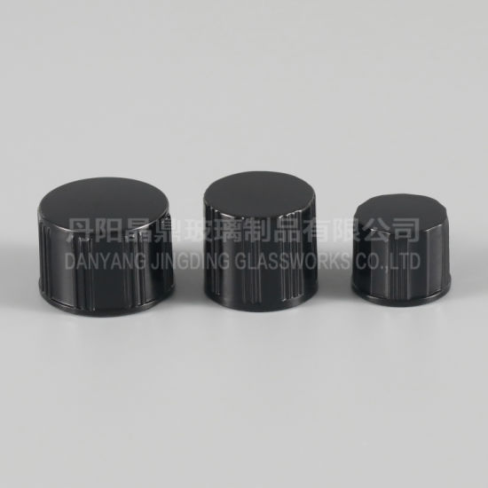 Wholesale 18mm 18-400 Black Child Resistant Glass Dropper for 1/2 Oz Bottles