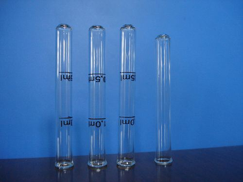 Clear Round Bottom Food Grade Ink Glass Tube