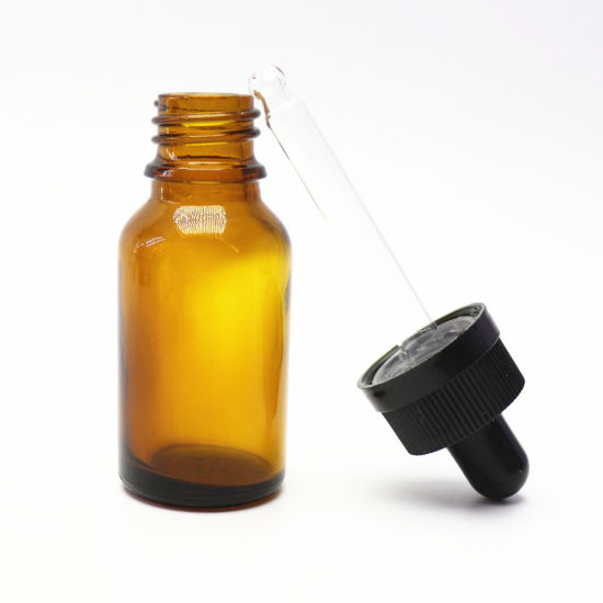 30ml Clear Boston Glass Essential Oil Bottle with Dropper