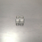 Tubular Clear Screwed Glass Bottle with Safety Ring