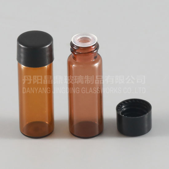 CRC Child Proof Glass Pipette Dropper Cap Bamboo Cover with Tamper Evident for Essential Oil Bottle Vials