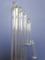 Straight Round-Ball Clear Glass Pipettes with Bulb