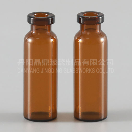 10ml Glass Vial for Pharmacy Glass with Aluminium Cap and Rubber Stopper
