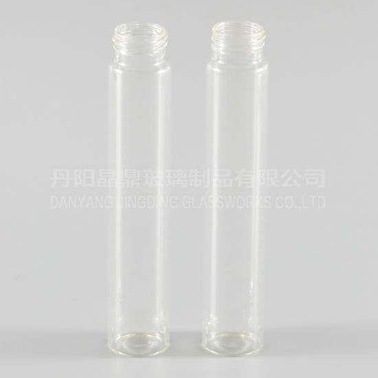 10ml Clear Crimp Top Vial with Aluminium Cap and Rubber Stopper