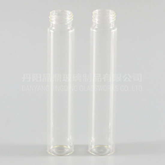 10ml Clear Crimp Top Vial with Aluminium Cap and Rubber Stopper